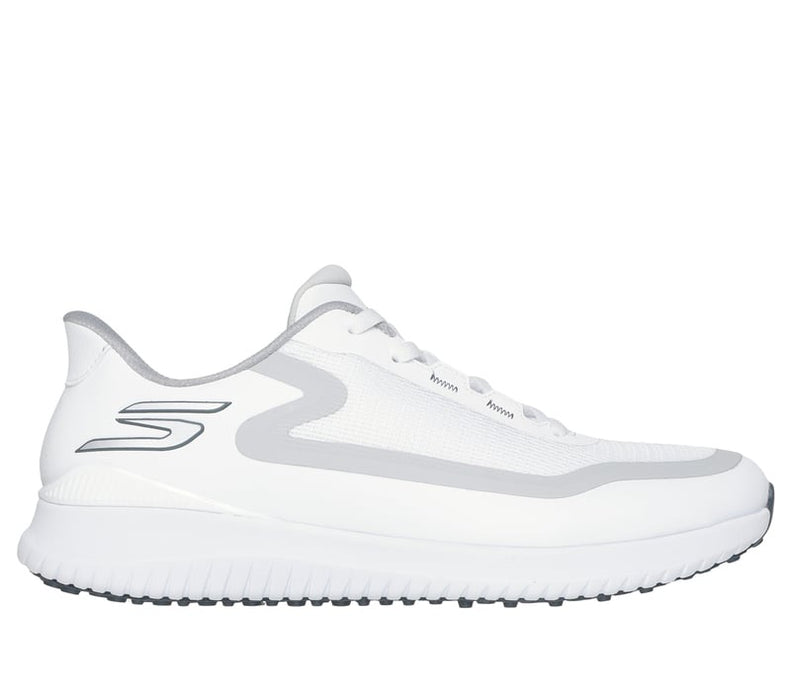 Skechers Go Golf Flight Mens Spikeless Golf Shoes -White/Grey