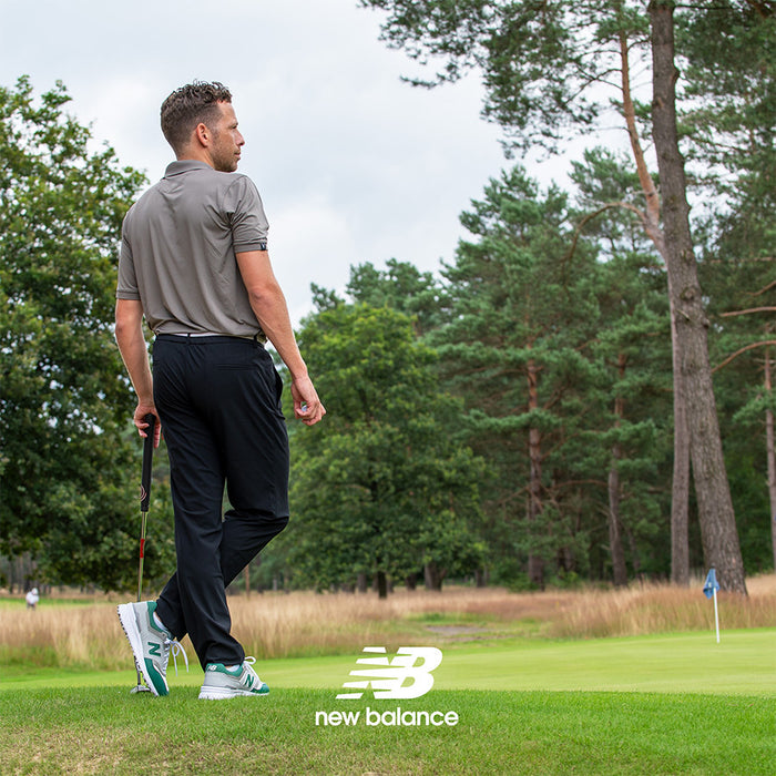 New Balance Men's 997 SL Spikeless Golf Shoes - Grey/Green 2025