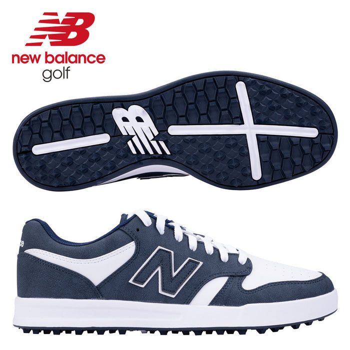 New Balance 480 SL Men's Spikeless Golf Shoes - Navy/White 2025