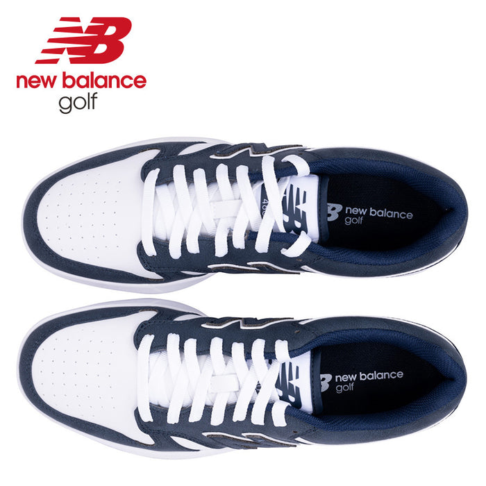New Balance 480 SL Men's Spikeless Golf Shoes - Navy/White 2025
