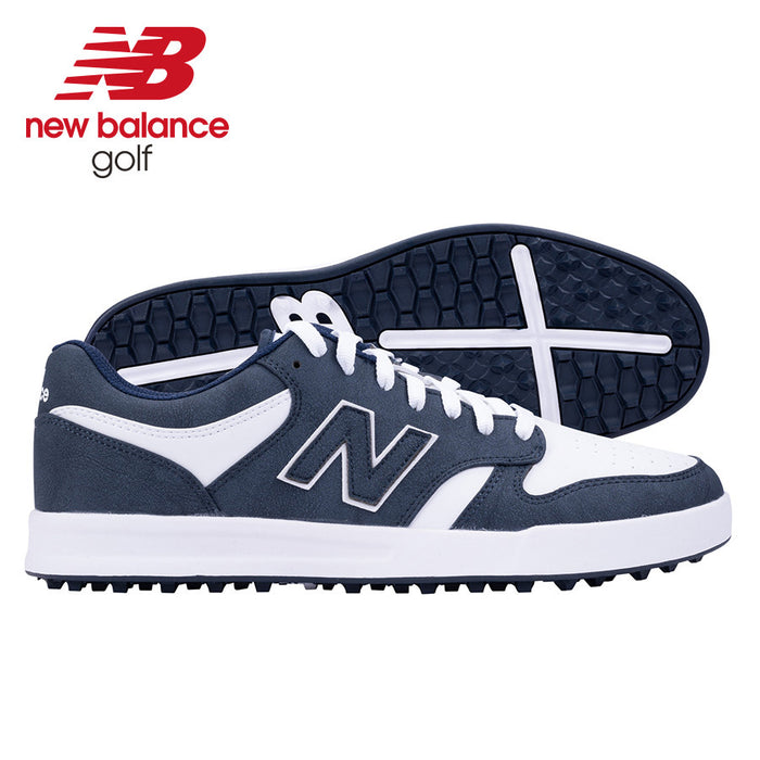 New Balance 480 SL Men's Spikeless Golf Shoes - Navy/White 2025
