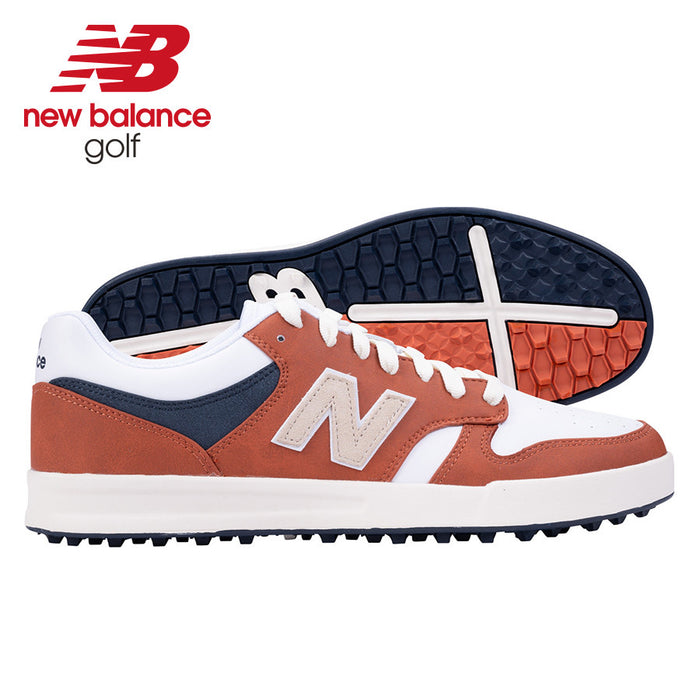 New Balance 480 SL Men's Spikeless Golf Shoes - Brick 2025