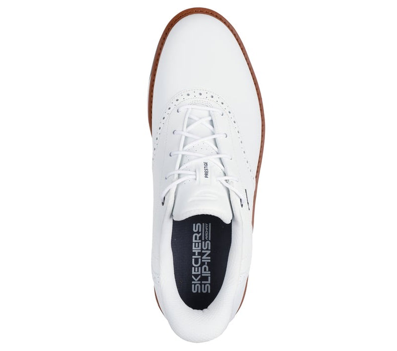 Skechers Go Golf Prestige Mens Spiked Golf Shoes - White