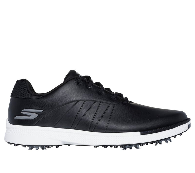 Skechers Go Golf Tempo Mens Spiked Golf Shoes - Black/White