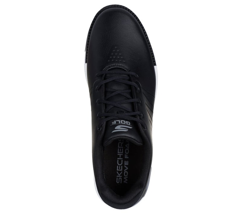 Skechers Go Golf Tempo Mens Spiked Golf Shoes - Black/White