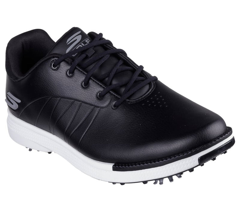 Skechers Go Golf Tempo Mens Spiked Golf Shoes - Black/White