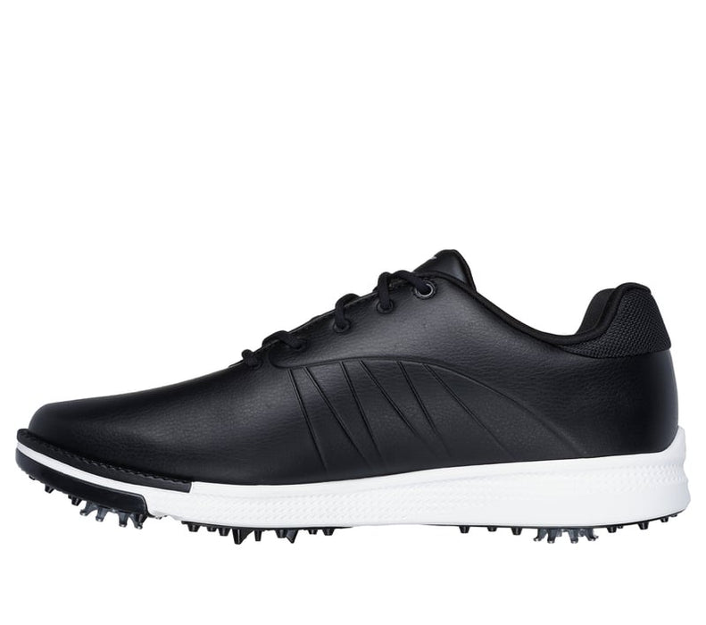 Skechers Go Golf Tempo Mens Spiked Golf Shoes - Black/White