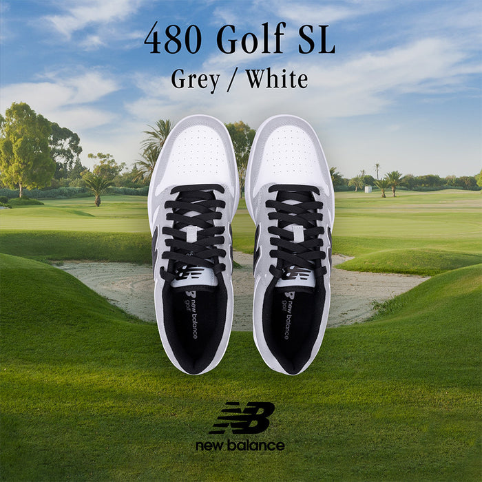 New Balance 480 SL Men's Spikeless Golf Shoes - Light Grey