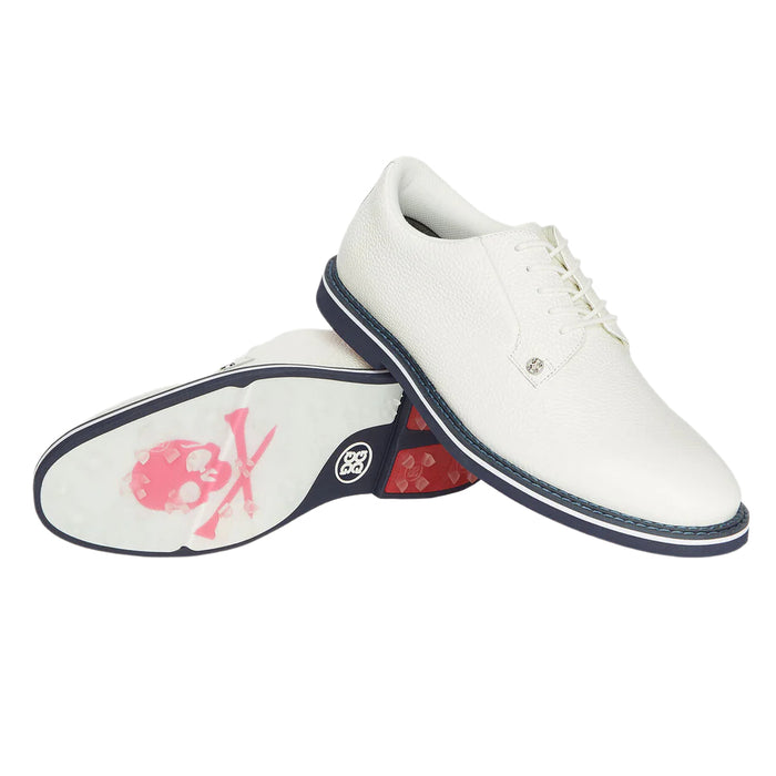 G/FORE Gallivanter Pebble Leather Golf Shoes - Snow/Twilight