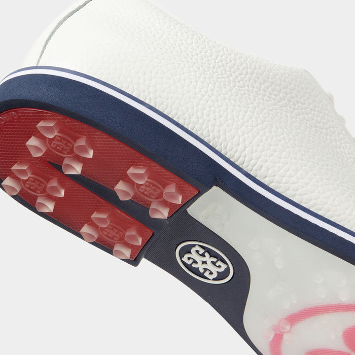 G/FORE Gallivanter Pebble Leather Golf Shoes - Snow/Twilight