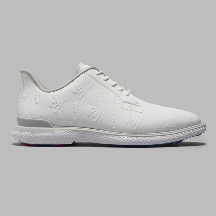 G/FORE Gallivan2r Embossed Skull & Tees Men's Golf Shoes - Snow/Nimbus