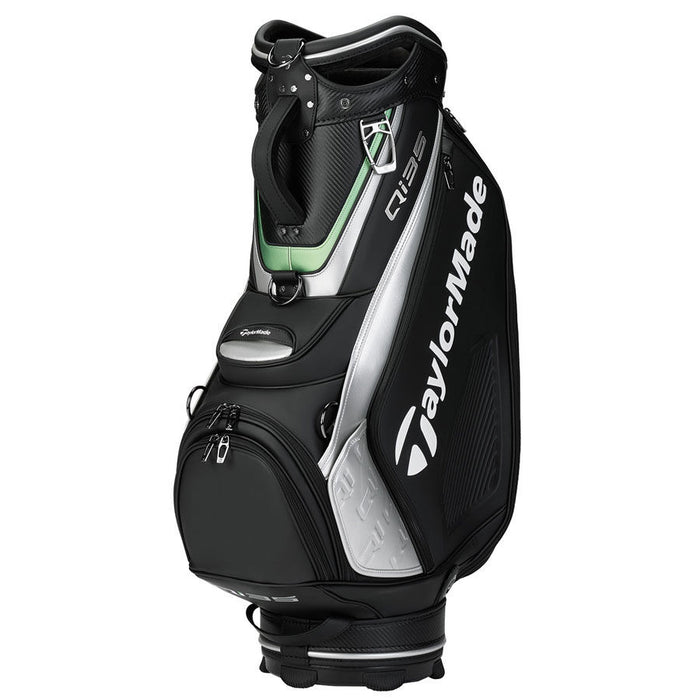 TaylorMade Qi35 Tour Staff Golf Bag - Black/Silver/Green