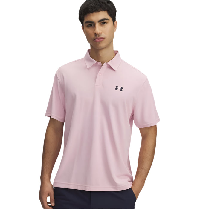 Under Armour T2G Pique Polo Golf Shirt - Prime Pink