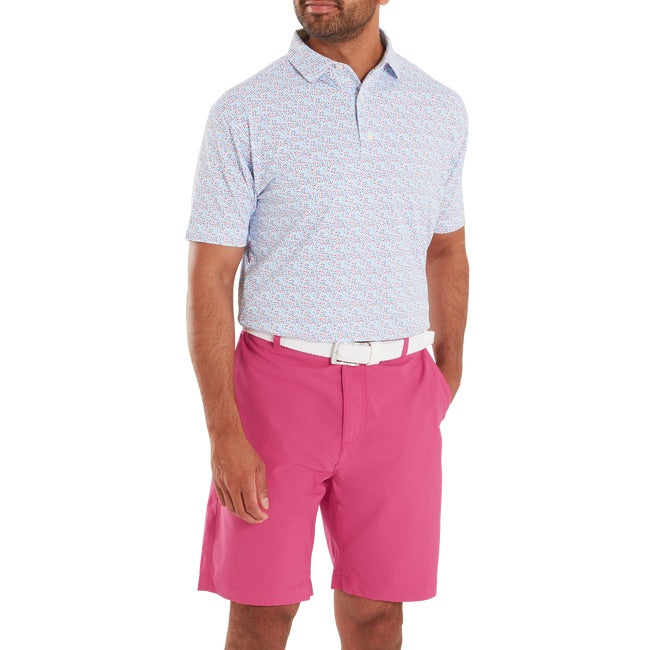 FootJoy Gamer Print Pique Golf Polo Shirt