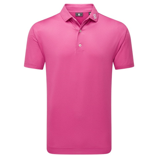 Pink polo shirt on a white background