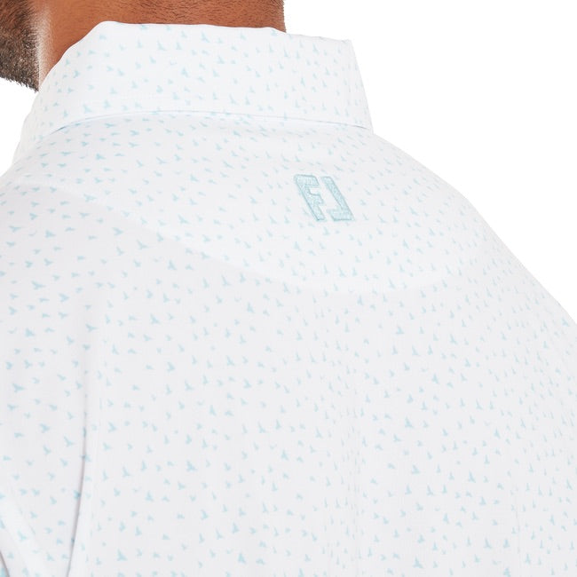 FootJoy Bird Print Lisle Golf Polo Shirt