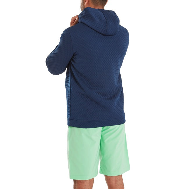 FootJoy Textured Knit Golf Hoodie - Navy