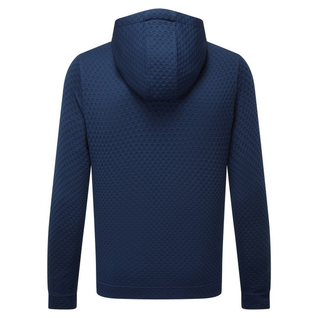 FootJoy Textured Knit Golf Hoodie - Navy