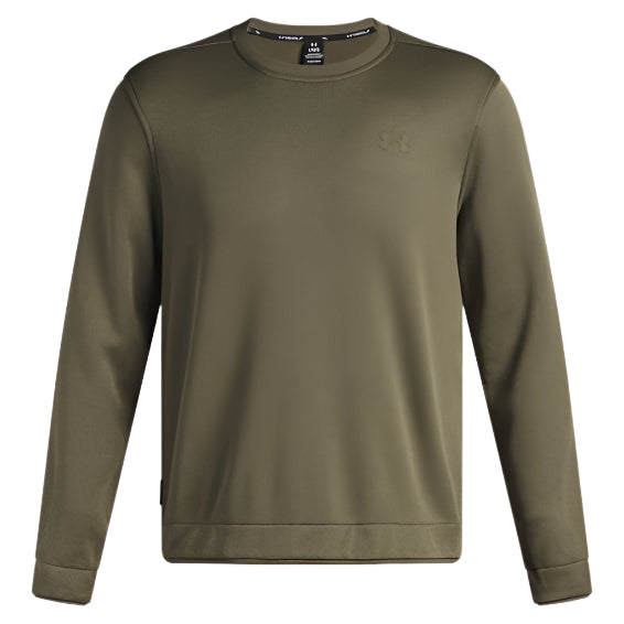 Under Armour Sweater Fleece Crew Golf Sweatshirt - Marine Crew