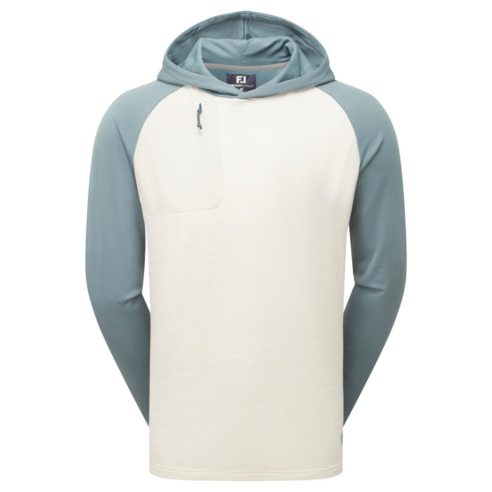 FootJoy ThermoSeries Pullover Golf Hoodie - Stone/Green