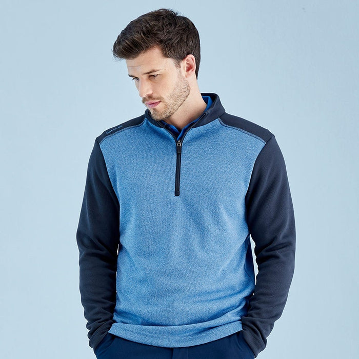 Ping Ramsey Men's Half Zip Ribbed Golf Fleece