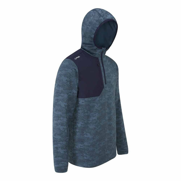Ping Nexa Men's Hooded Half Zip Fleece - Blue Fusion/Navy