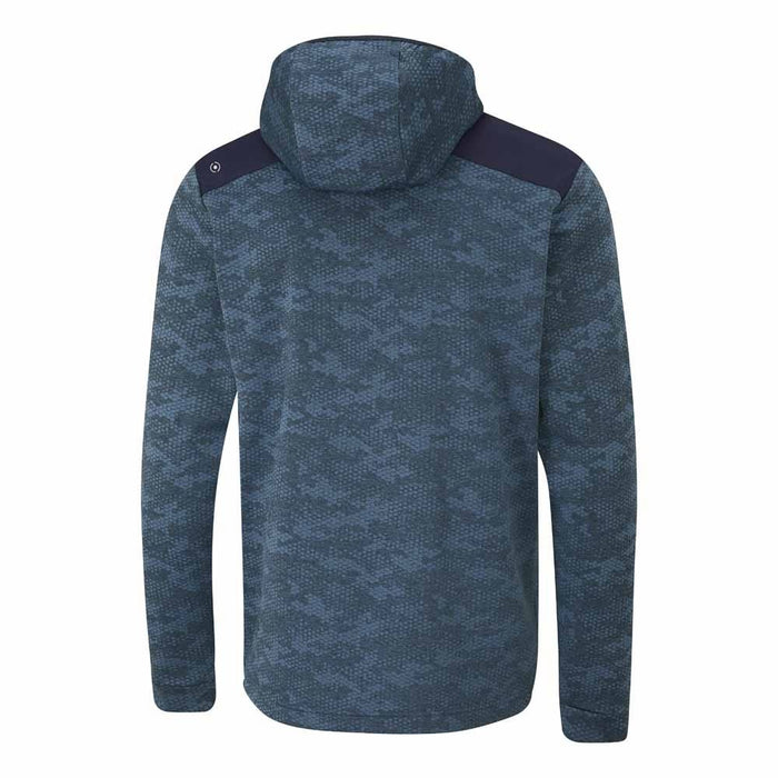 Ping Nexa Men's Hooded Half Zip Fleece - Blue Fusion/Navy