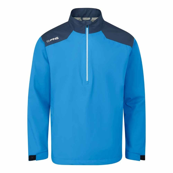 Ping Half Zip Mens Waterproof Jacket Brilliant Blue/Oxford Blue