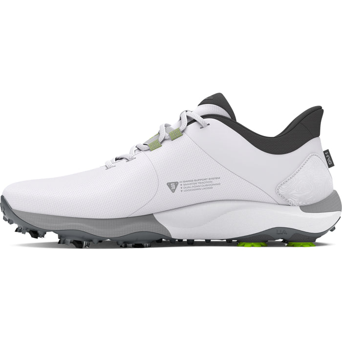 Under Armour Drive Pro Men's Golf Shoes - White