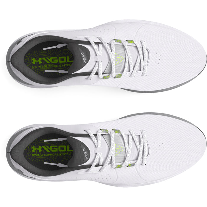 Under Armour Drive Pro Men's Golf Shoes - White