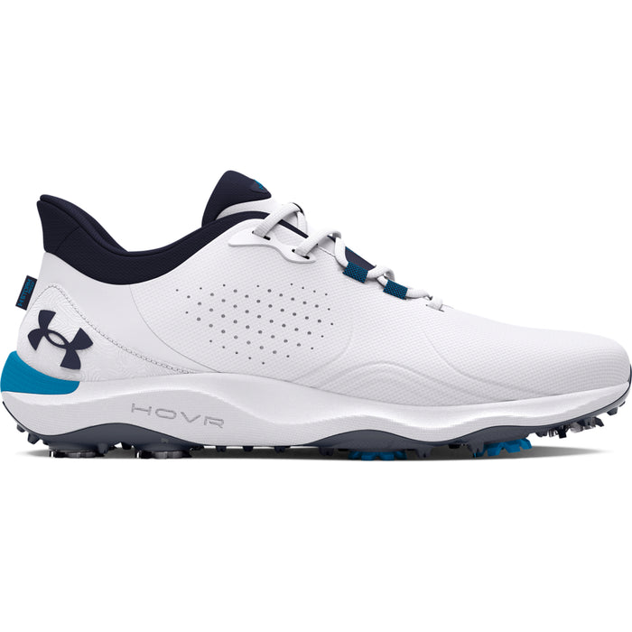 Under Armour Drive Pro Men's Golf Shoes - White/Capri Blue