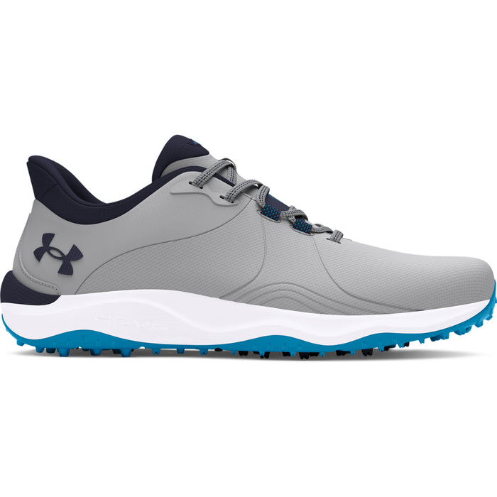 Under Armour Drive Pro Spikeless Men's Golf Shoes - Mod Grey/Capri