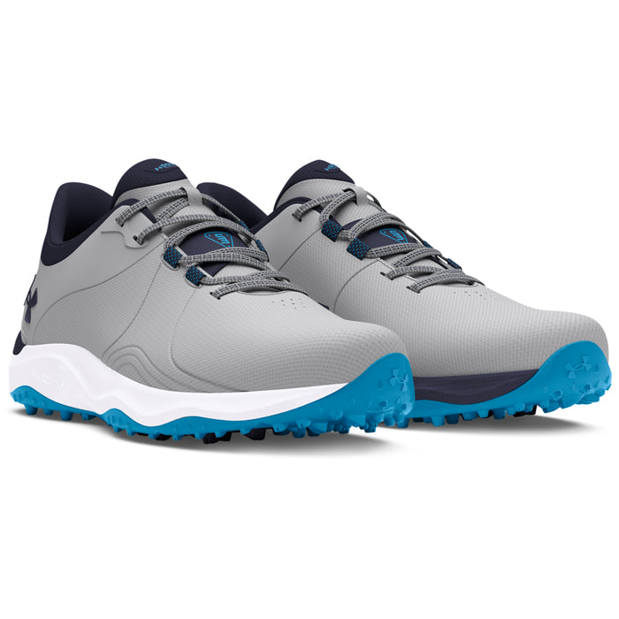 Under Armour Drive Pro Spikeless Men's Golf Shoes - Mod Grey/Capri