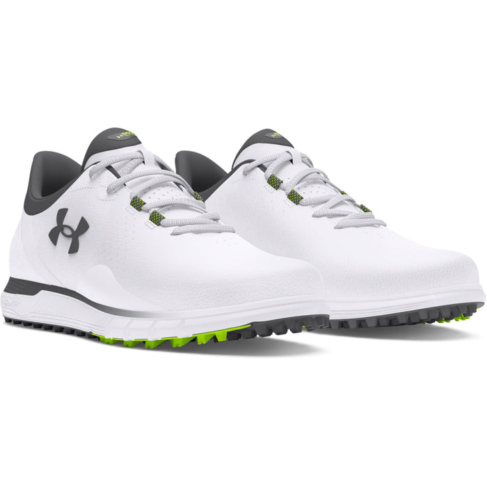 Under Armour Drive Fade Spikeless Golf Shoes - White/Titan Grey