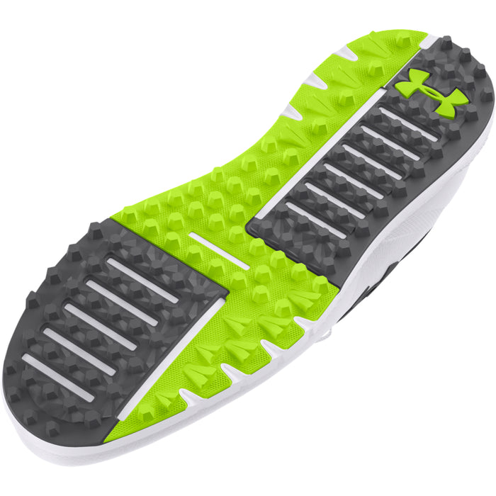 Under Armour Drive Fade Spikeless Golf Shoes - White/Titan Grey