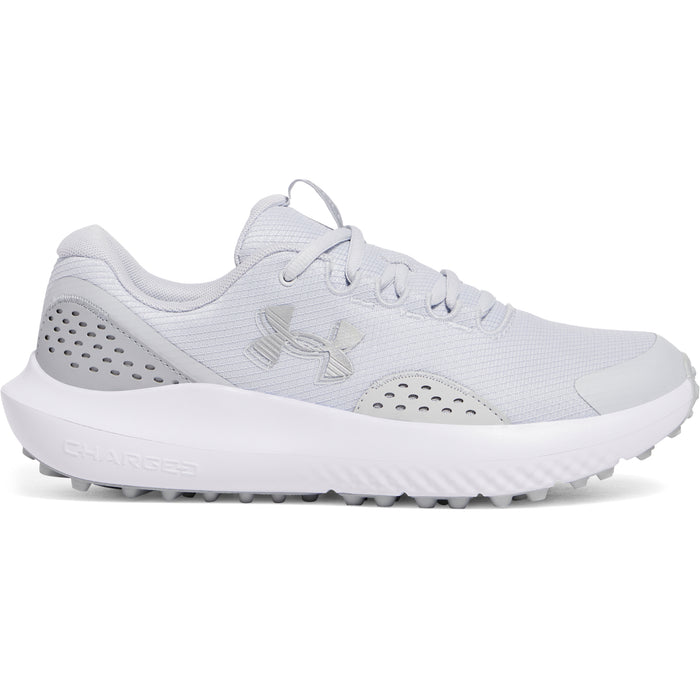 Under Armour Surge Spikeless Golf Shoes - Halo Grey/Metallic Silver