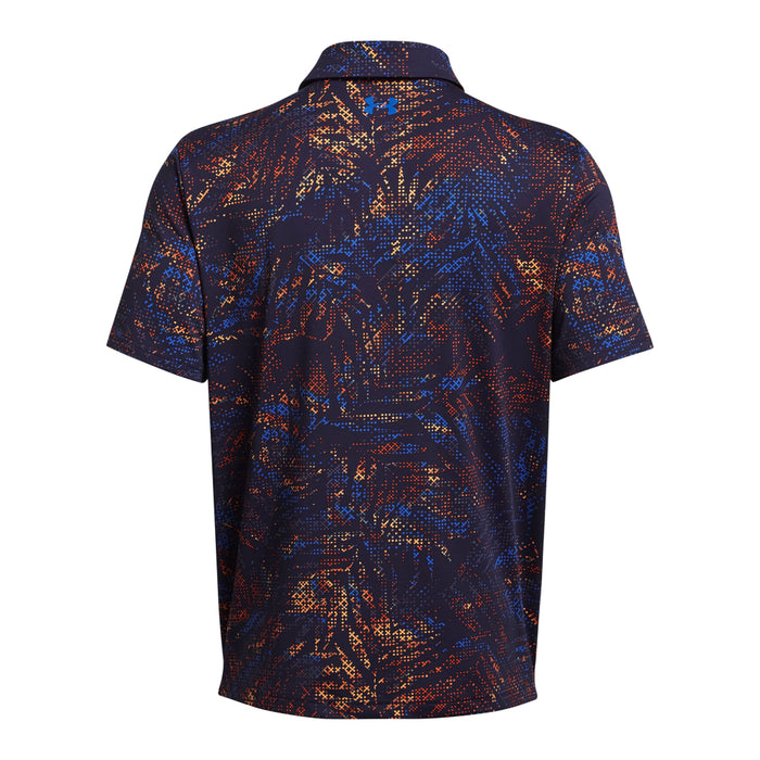 Under Armour Playoff 3.0 Printed Golf Polo Shirt - Fuse Palm