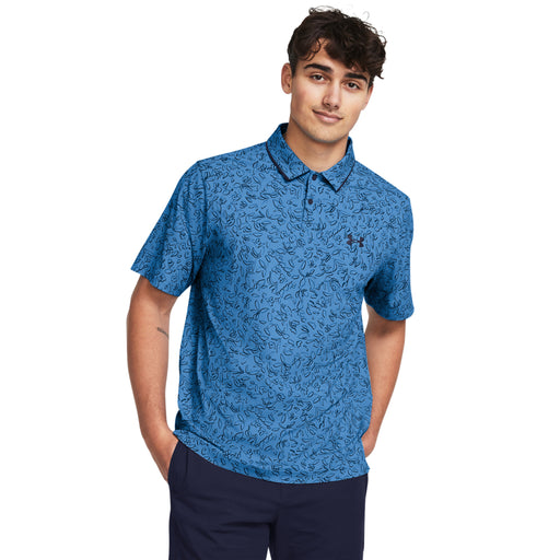 Under Armour Iso-Chill Verge Golf Polo Shirt - Viral Blue/Midnight Navy