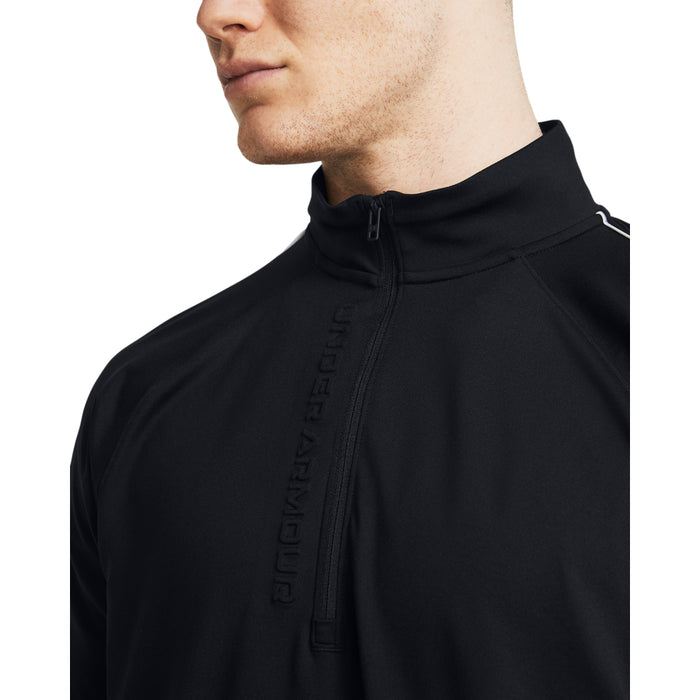 Under Armour Storm Golf Men's 1/2 Zip Midlayer - Black/White