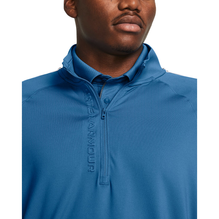 Under Armour Storm Golf 1/2 Zip Midlayer - Photon Blue / Midnight Navy