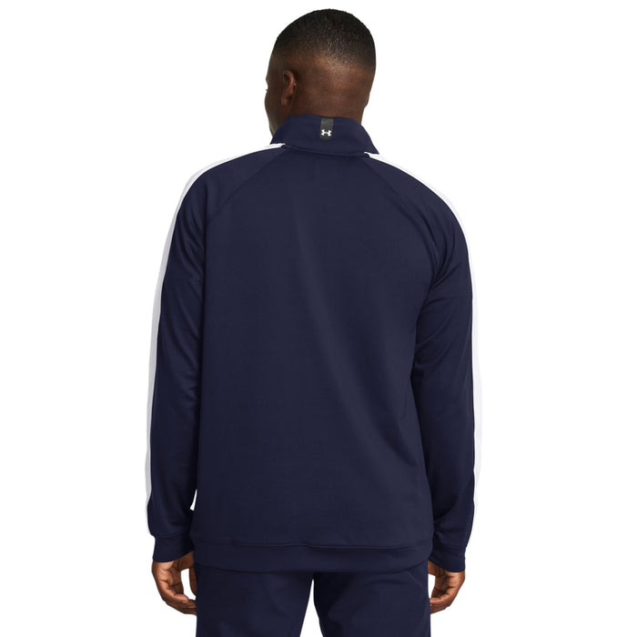 Under Armour Storm Golf 1/2 Zip Midlayer - Midnight Navy / Matrix Green