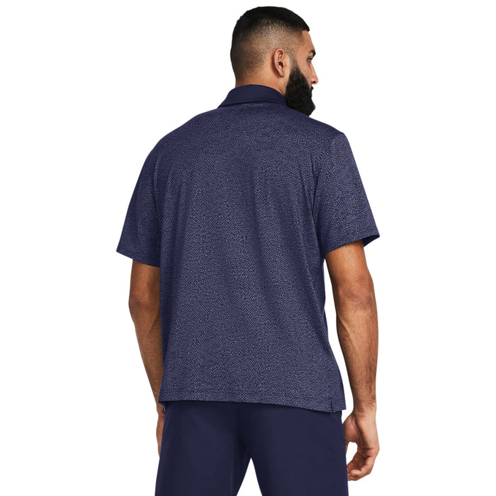 Under Armour T2G Printed Polo Golf Shirt - Midnight Navy