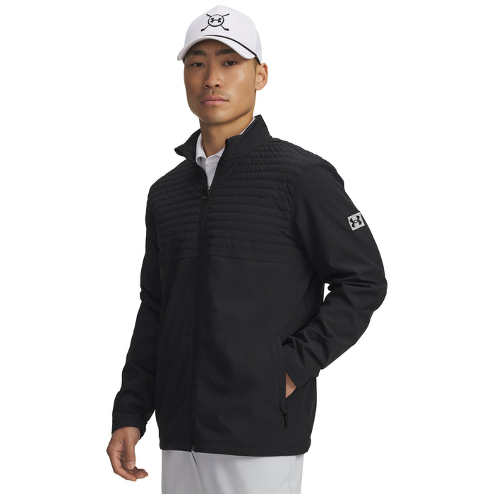 Under Armour Men's Drive Pro Full Zip Golf Jacket - Black