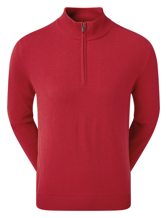 Footjoy lined red sweater