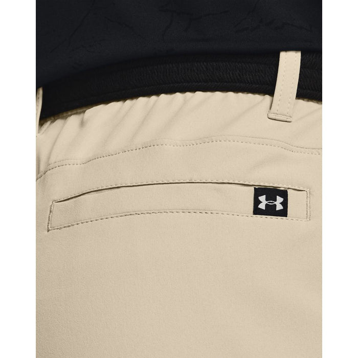 khaki under armour golf trousers