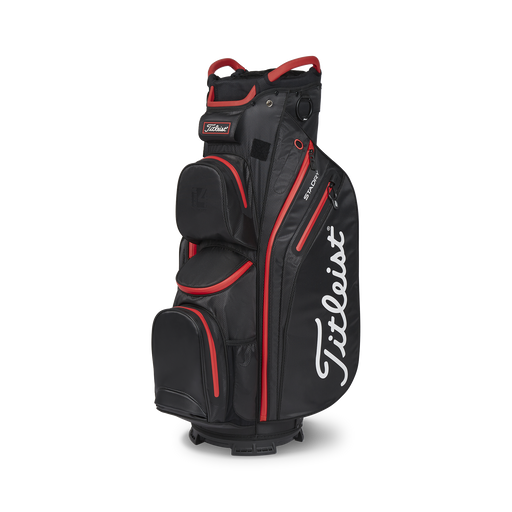 Titleist Cart 14 Stadry Golf Bag Black Red