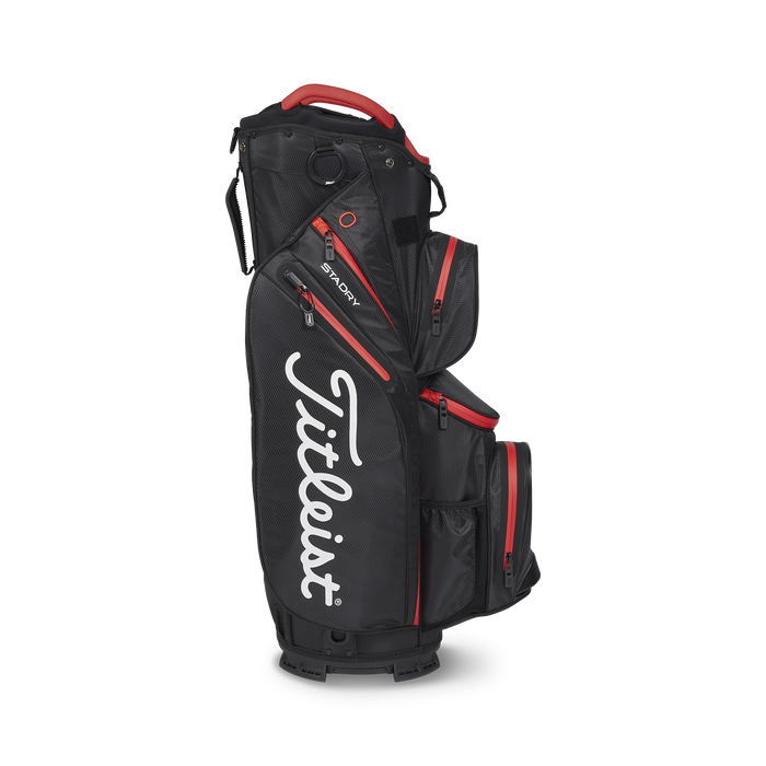 Titleist Cart 14 Stadry Golf Bag Black Red