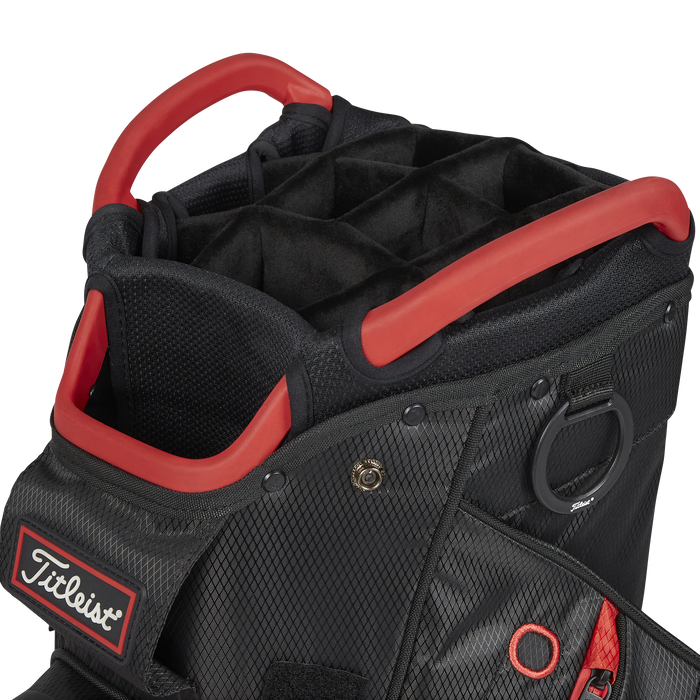 Titleist Cart 14 Stadry Golf Bag Black Red