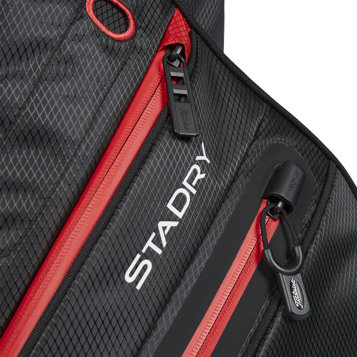 Titleist Cart 14 Stadry Golf Bag Black Red