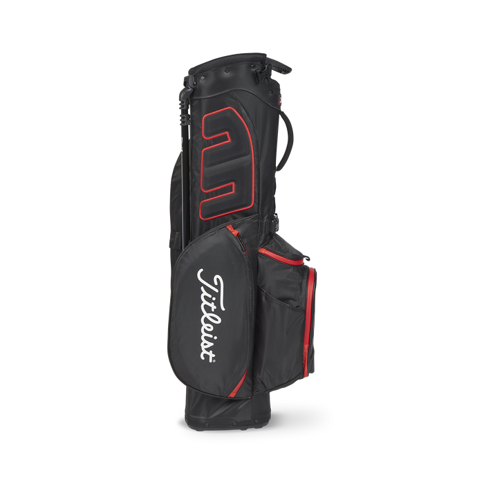 Titleist Players 4 stadry stand bag 2023 black red